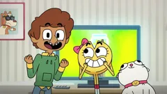 Boy Girl Dog Cat Mouse Cheese