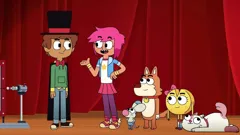 Boy Girl Dog Cat Mouse Cheese