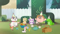 Boy Girl Dog Cat Mouse Cheese