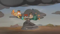 Lex and Plu Space Taxi Drivers