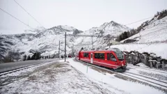 Alpine Train at Christmas