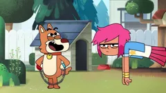 Boy Girl Dog Cat Mouse Cheese