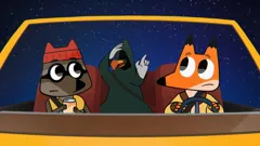 Lex and Plu Space Taxi Drivers