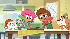 Boy Girl Dog Cat Mouse Cheese