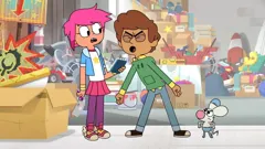 Boy Girl Dog Cat Mouse Cheese