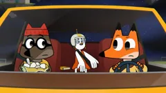 Lex and Plu Space Taxi Drivers