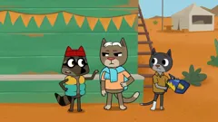 Lex and Plu Space Taxi Drivers