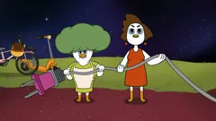 Lex and Plu Space Taxi Drivers