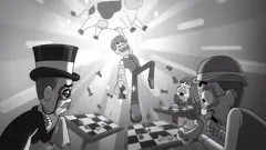 Boy Girl Dog Cat Mouse Cheese