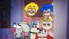 Boy Girl Dog Cat Mouse Cheese