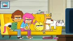 Boy Girl Dog Cat Mouse Cheese