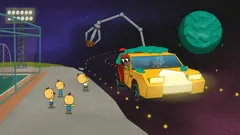 Lex and Plu Space Taxi Drivers