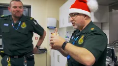 Inside the Ambulance