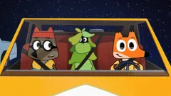 Lex and Plu Space Taxi Drivers