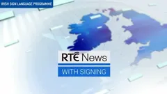 RTÉ News with Signing