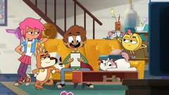Boy Girl Dog Cat Mouse Cheese