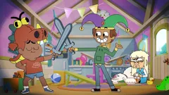 Boy Girl Dog Cat Mouse Cheese