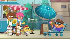 Boy Girl Dog Cat Mouse Cheese