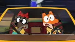 Lex and Plu Space Taxi Drivers